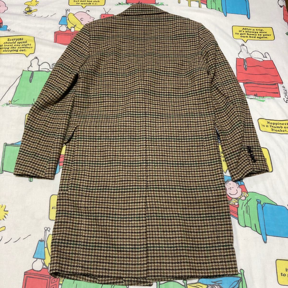 良品 PaulSmith ポールスミス MOON England チェスターコート 千鳥格子