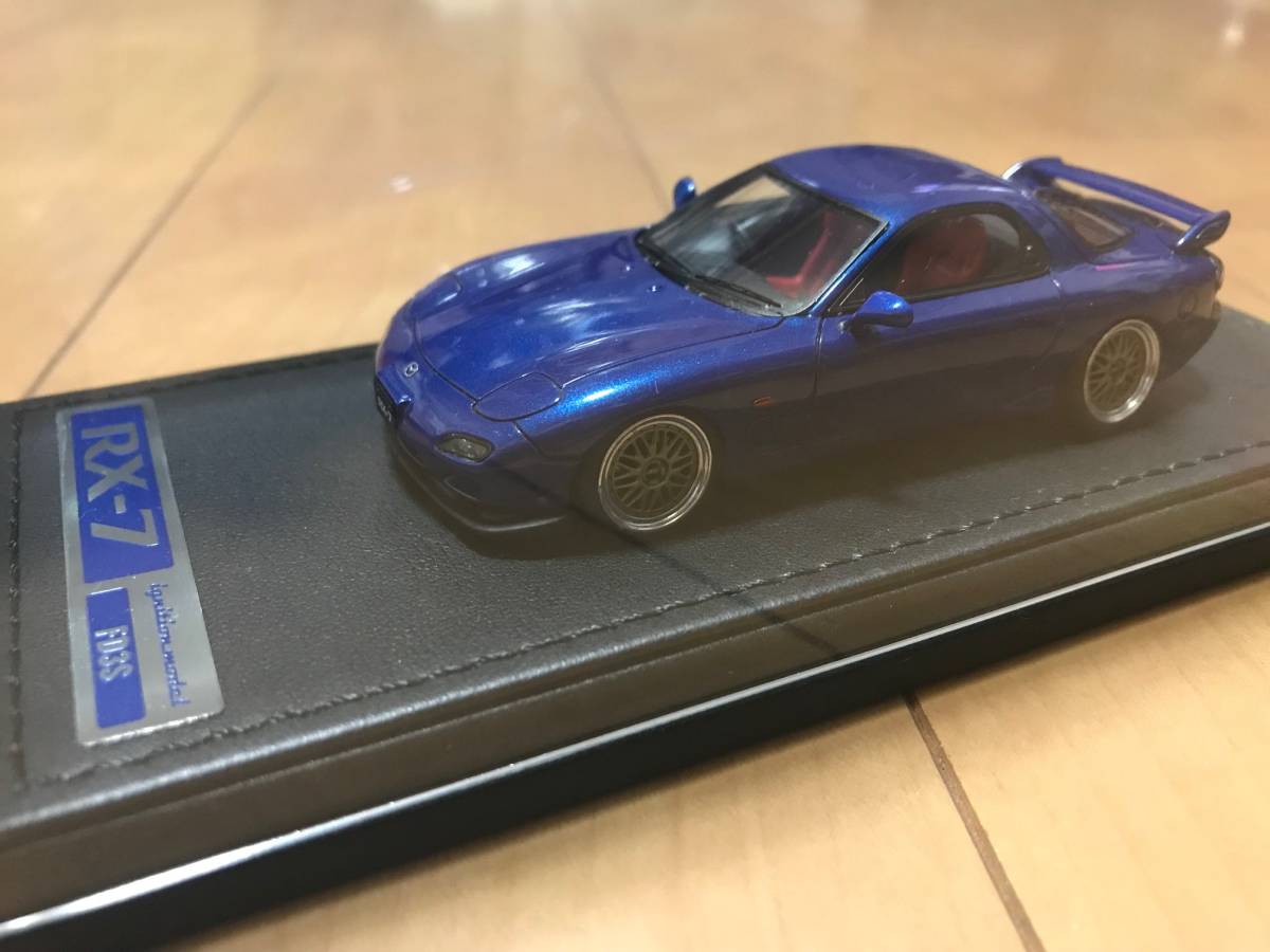 ★IG 1/43 マツダ RX-7／Mazda RX-7 (FD3S) Type RS Blue【IG0204】希少・入手困難な激レア品！_【送付品】