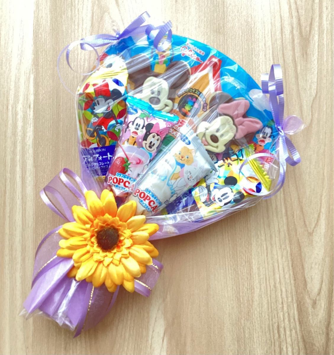 風船無し お菓子ブーケ 8個 プチギフト お配り用 卒業 卒園 結婚式 友