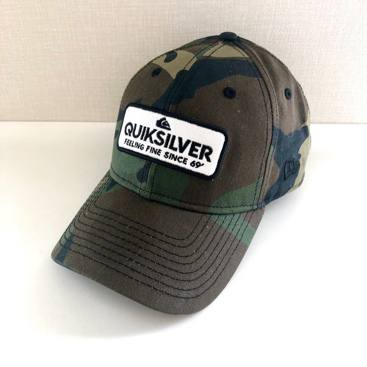 クイックシルバー QUIKSILVER ニューエラ NEWERA キャップ 迷彩 アーミー カモ ユニセックス 帽子