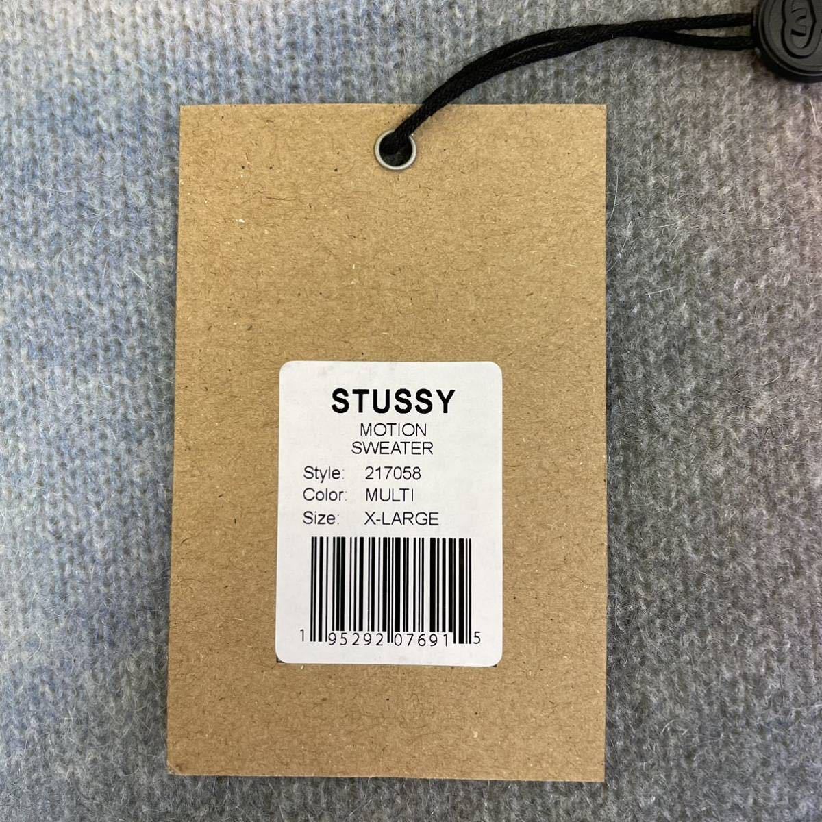 完売品 美品 STUSSY ステューシー MOTION SWEATER XL ニットセーター KNIT モヘア_画像6