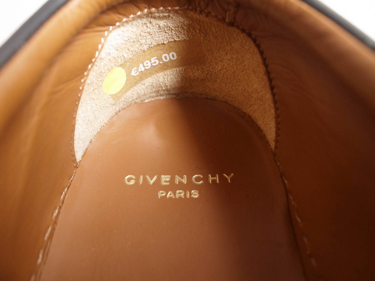 人気商品!】 レザースリッポン 幾何学模様 ジバンシィ GIVENCHY 41