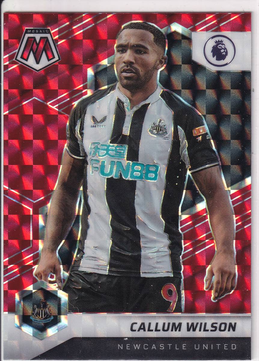 2021-22PANINI MOSAIC PREMIER　No.182　CALLUM WILSON　パラレルカード　カラム・ウィルソン　ニューカッスル・ユナイテッドFC_画像1