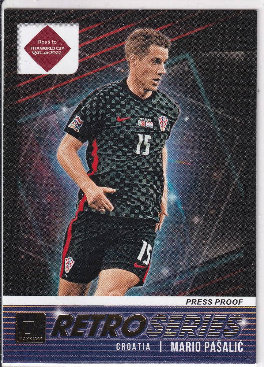 2021-22PANINI　DONRUSS　No.3　MARIO PASALIC　パラレルカード　マリオ・パサリッチ　クロアチア代表_画像1