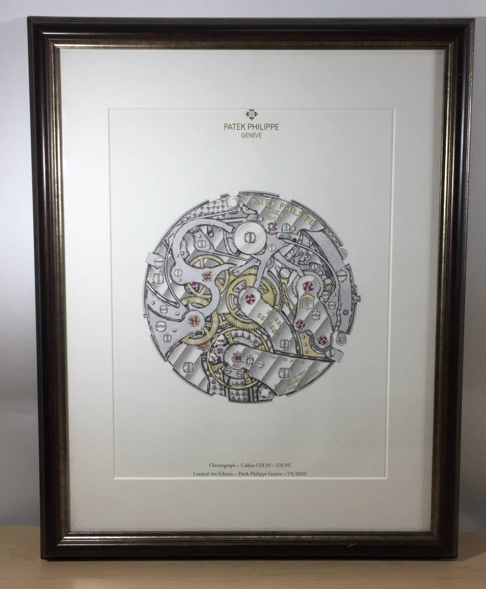 ○美品! パテックフィリップ キャリバー 版画 リトグラフ PATEK-
