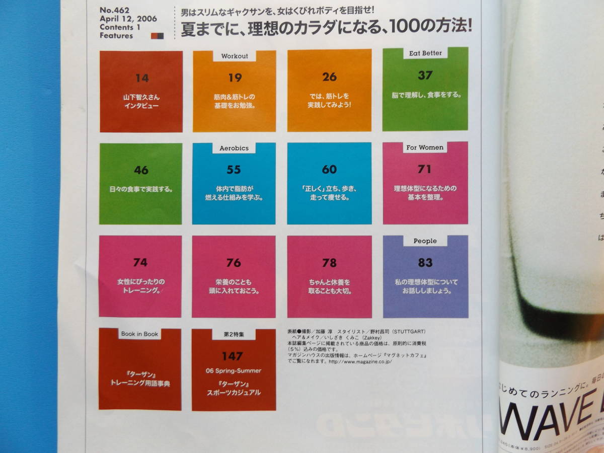 ターザン・№462・夏までに、理想のカラダになる、100の方法