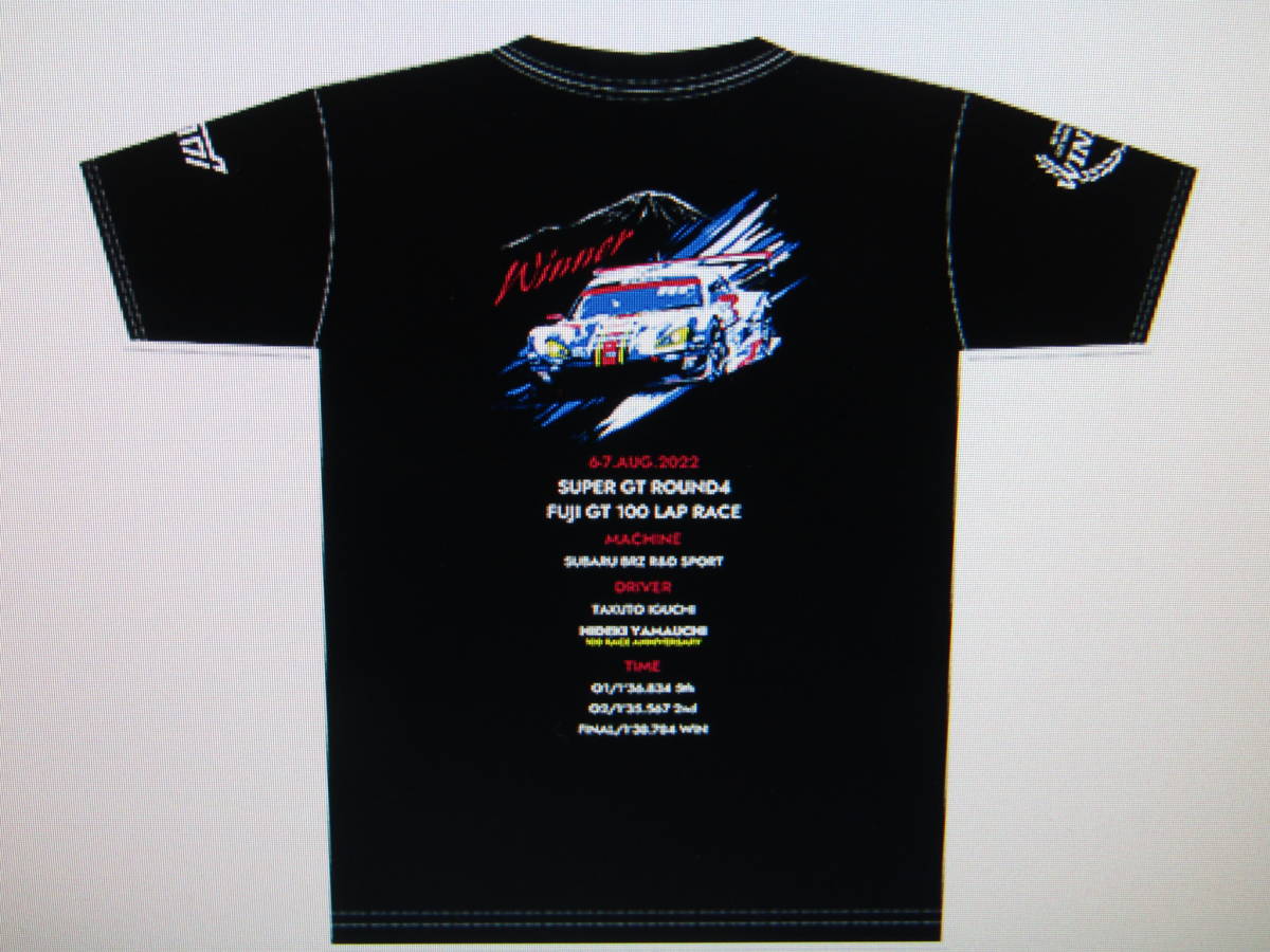  Subaru STI|BRZ#61[2022 SUPER-GT Rd.4 Fuji Speed way victory memory T-shirt ]