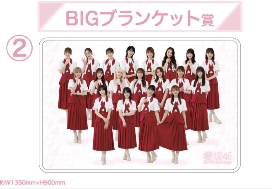 ヤフオク! - 新品 櫻坂46くじ BIGブランケット賞 ローソン限定 キ...