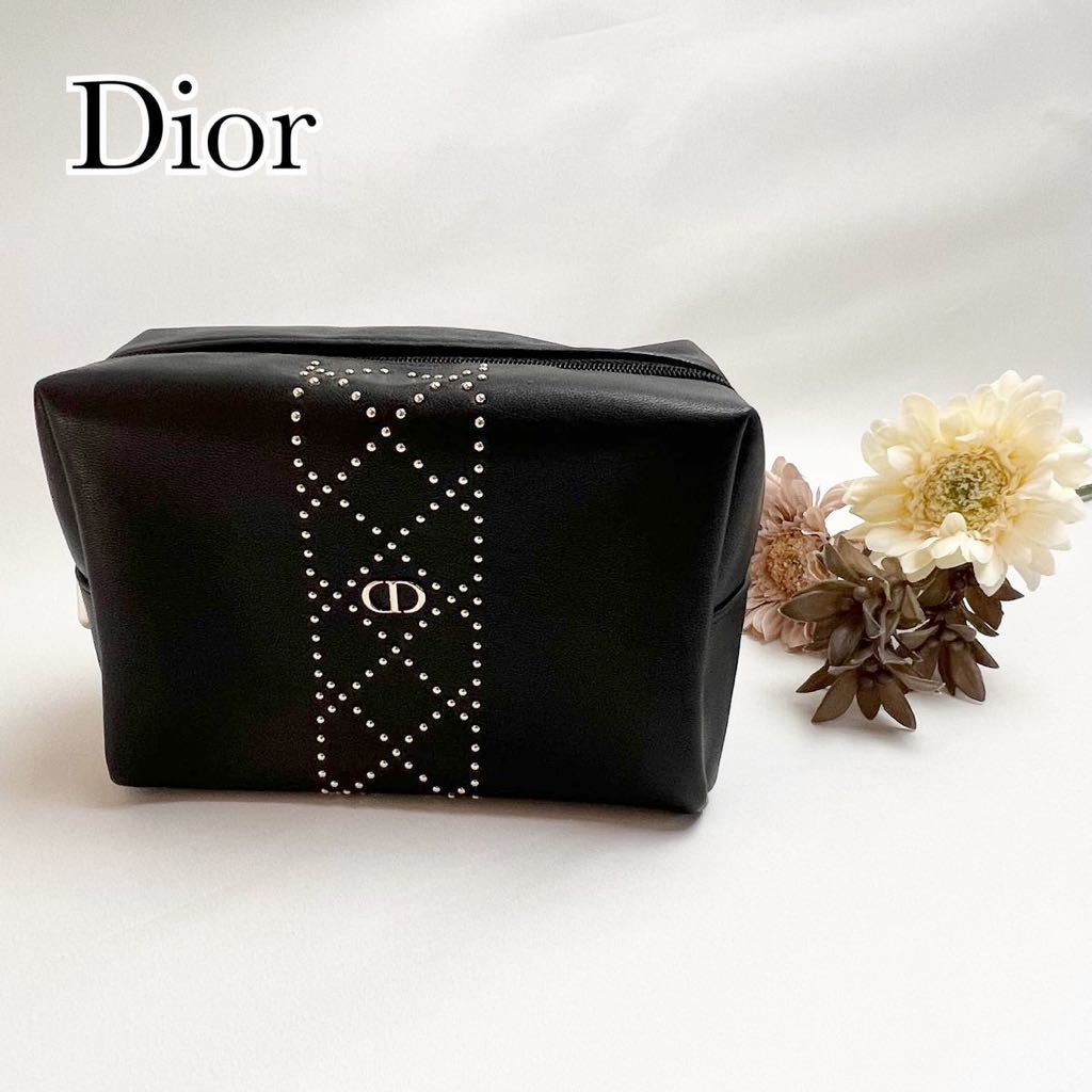 新品　未使用　Dior ディオール ノベルティー ポーチ ブラック 黒