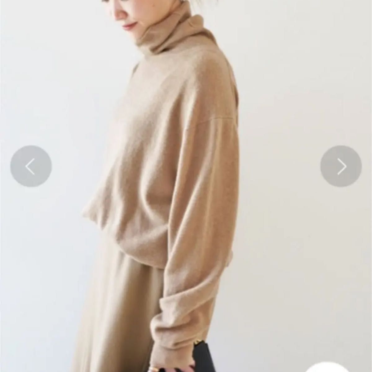 ドゥーズィエムクラス Basic Cashmere タートルネック プルオーバー