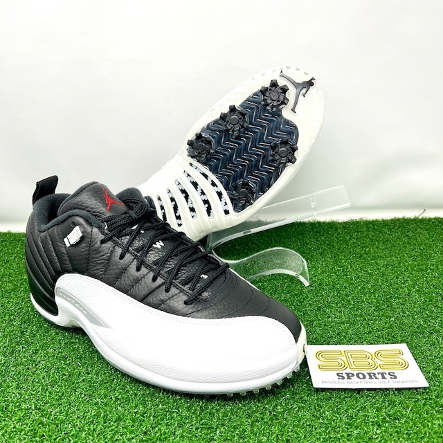 【日本未発売カラー 27.5cm】 エア ジョーダン 12 ロー ゴルフシューズ Air Jordan XII LOW Golf Shoes DH4120 010 ブラック ホワイト