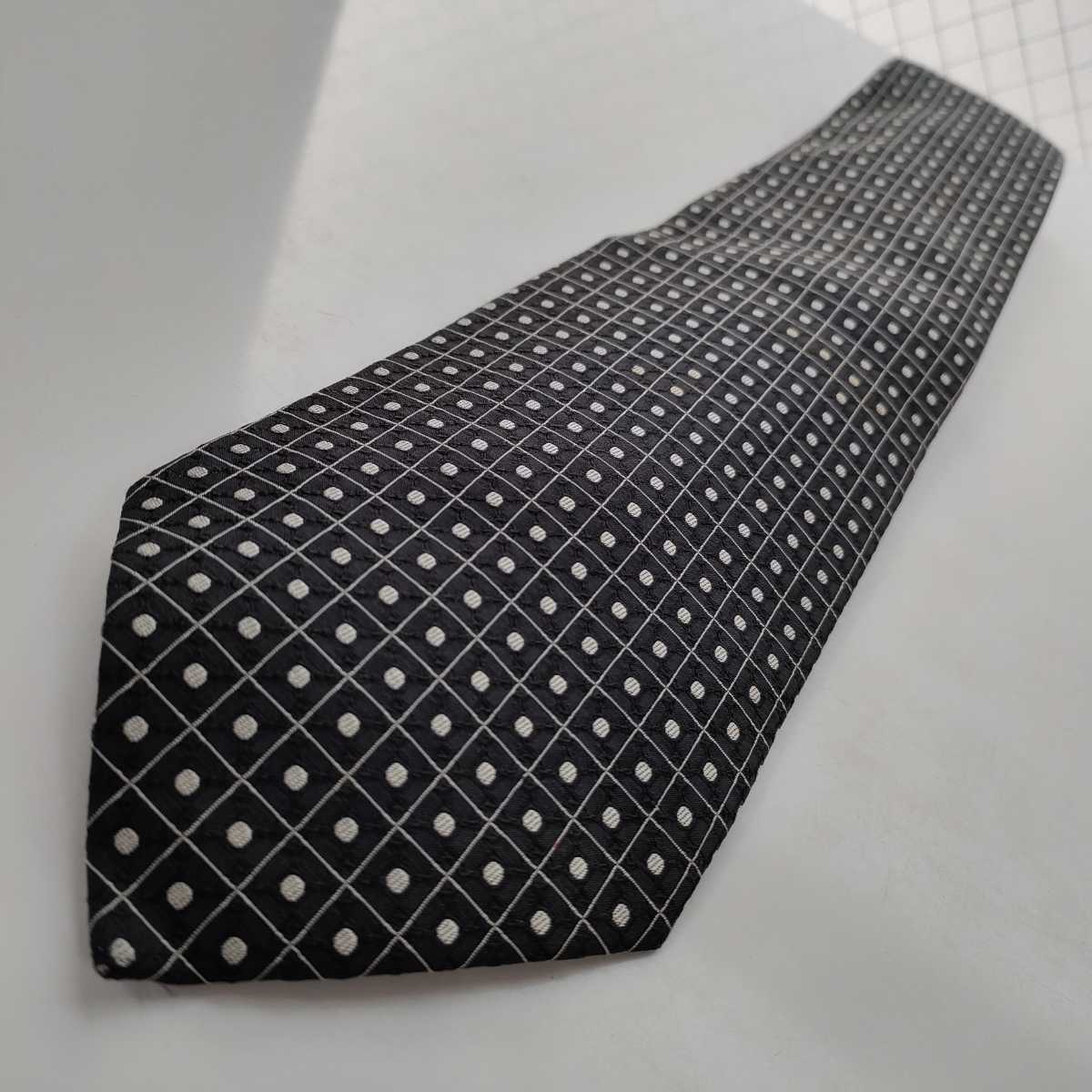 Ralph Lauren( Ralph Lauren ) black four angle dot necktie 