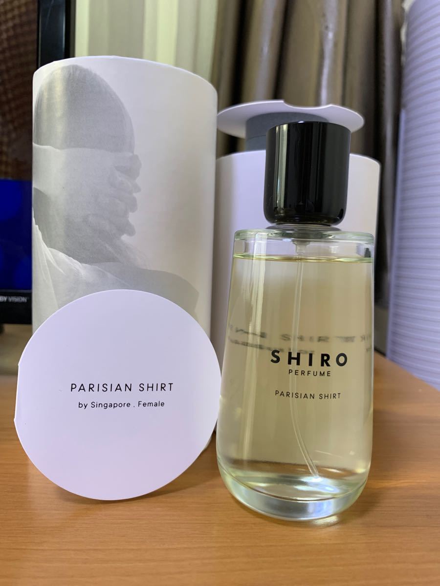引出物 SHIRO シロ イントロダクションガラス製アトマイザー 香水 1.5