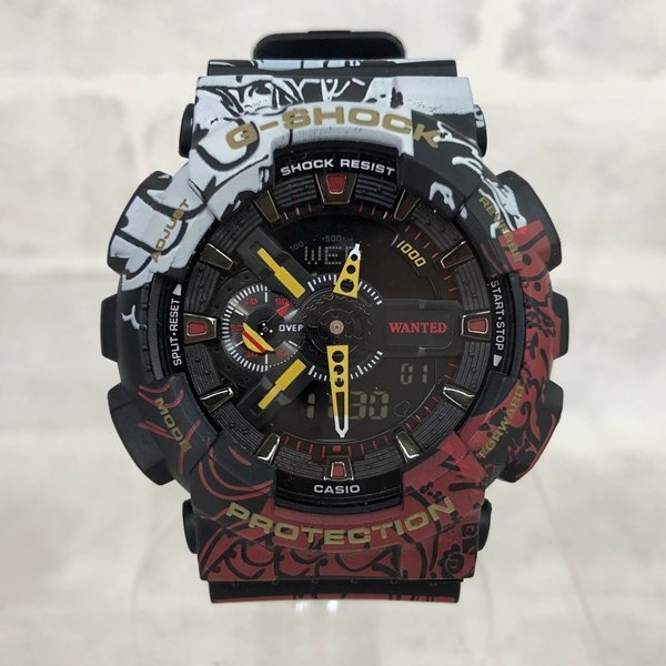 G-SHOCK × ONE PIECE コラボ GA-110JOP Gショック ワンピース 腕時計 ブラック MH632022113001_画像1