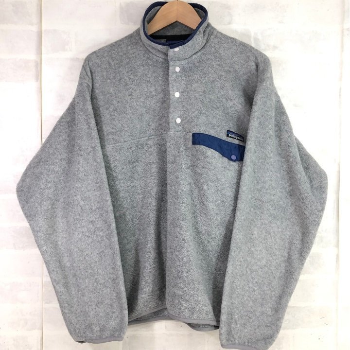 Patagonia パタゴニア シンチラ スナップT フリースジャケット グレー×ブルー SIZE:M MH632022112905_画像1