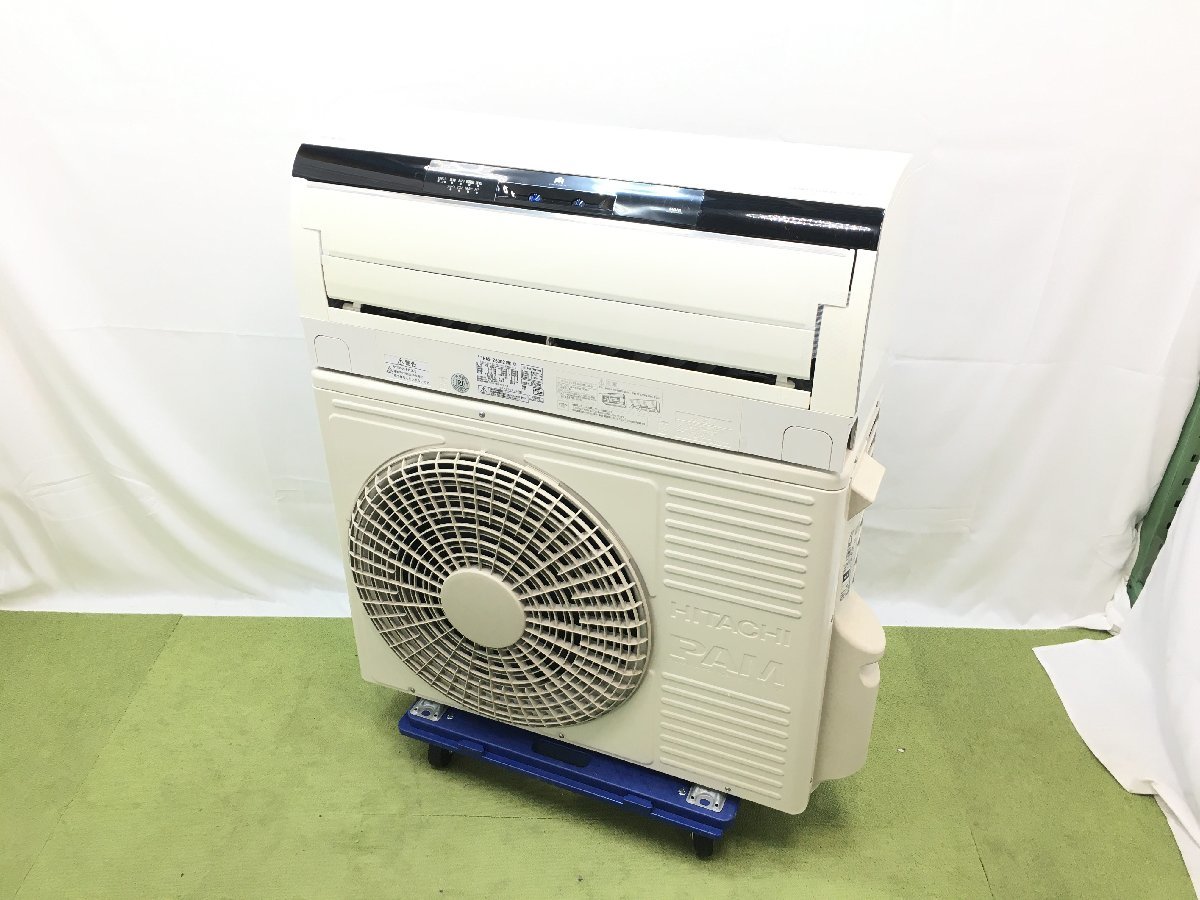 HITACHI 日立 ルームエアコン ステンレス クリーン 白くまくん RAS-Z63D2 おもに20畳用 6.3 kW 暖房 衣類乾燥 200V 2014年製 d11122su