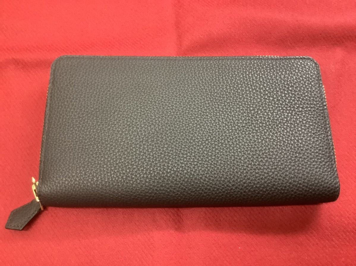 大峽製鞄 ポケットブック ラウンドジップ束入れ ブラック 49,500円