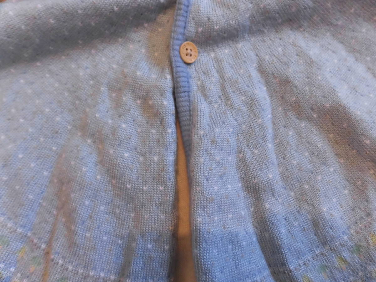  Familia * light blue pattern cape, mantle, coat *60~90