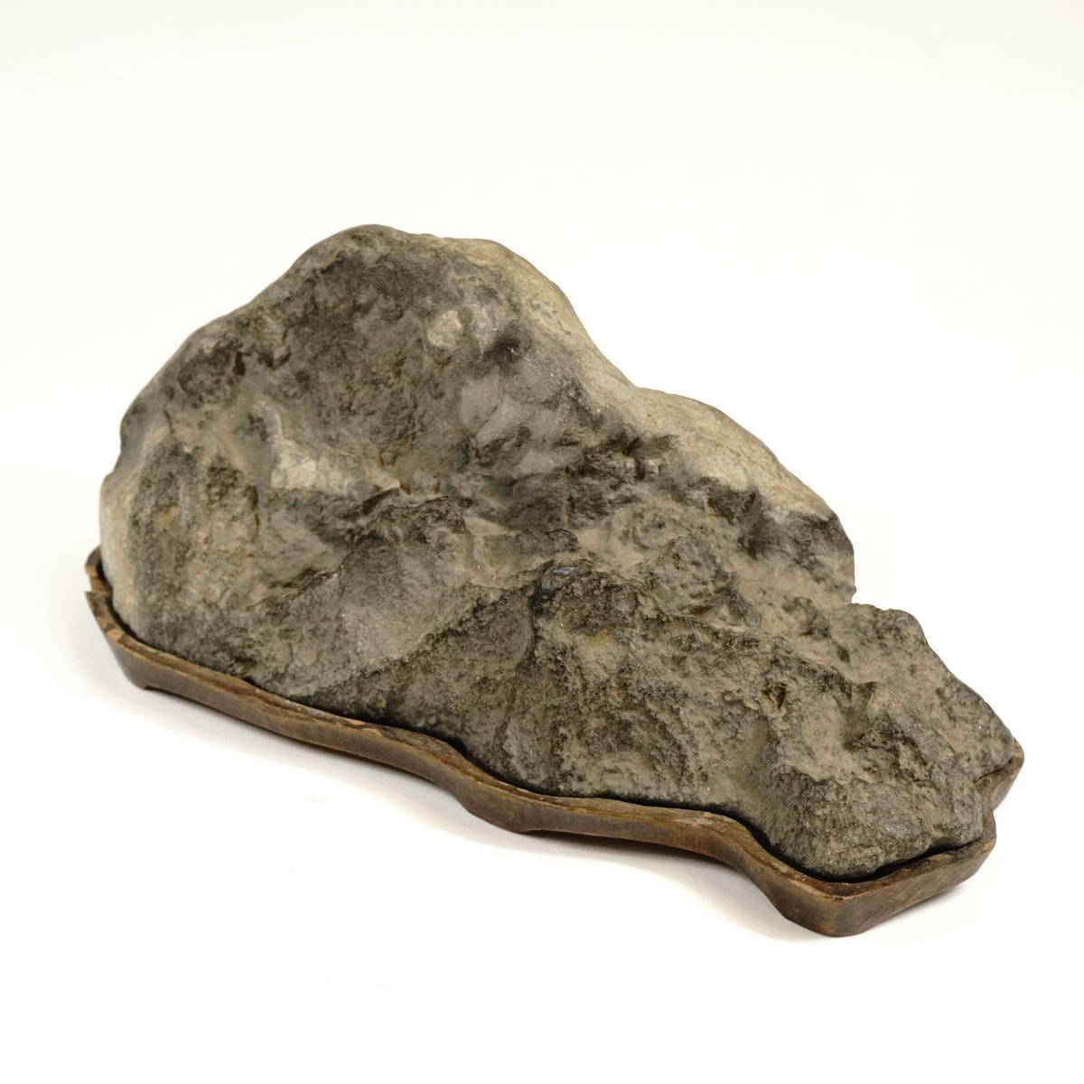 ヤフオク! - 天然石 置物 山脈型 磨き石 台座付オブジェ 水石 盆石