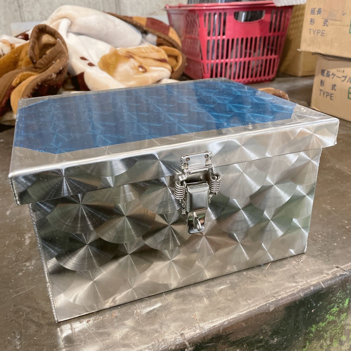 特別価格 激レア!丸型工具箱 デコトラ トラック ステンレス - www
