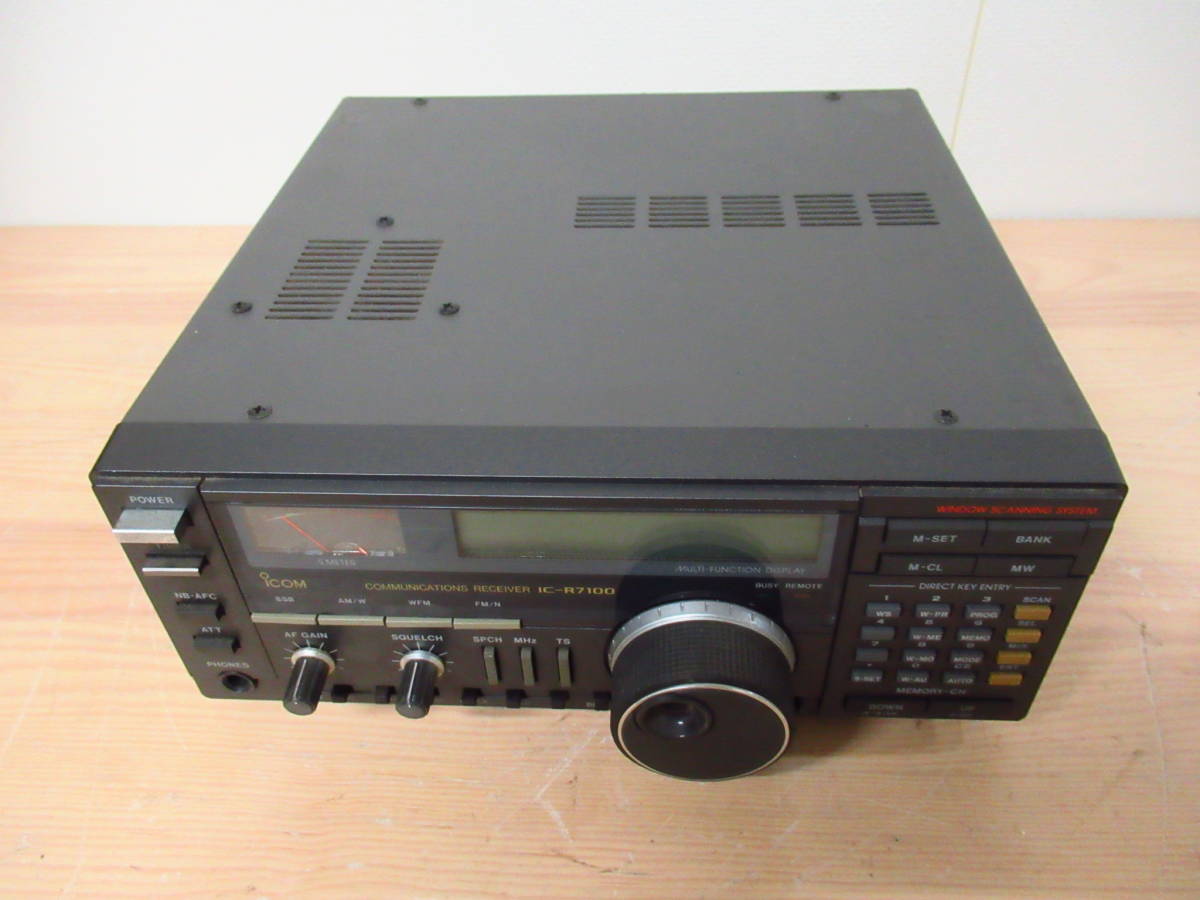 全国送料無料・イイ店 ICOM 通信型広帯域受信機 IC-R7100 受信機