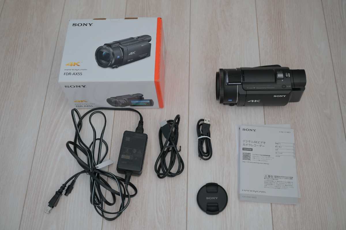 SONY ソニー FDR-AX55 4K ハンディカム ビデオカメラ レンズフィルター