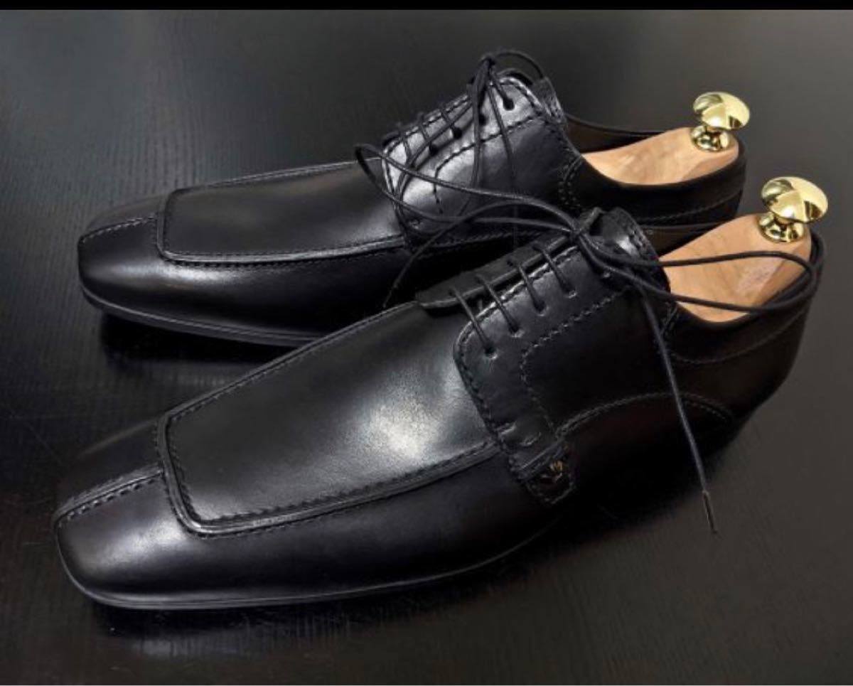 未使用品 LOUIS VUITTON黒 ソフトドレスシューズ 箱付値下げ無し