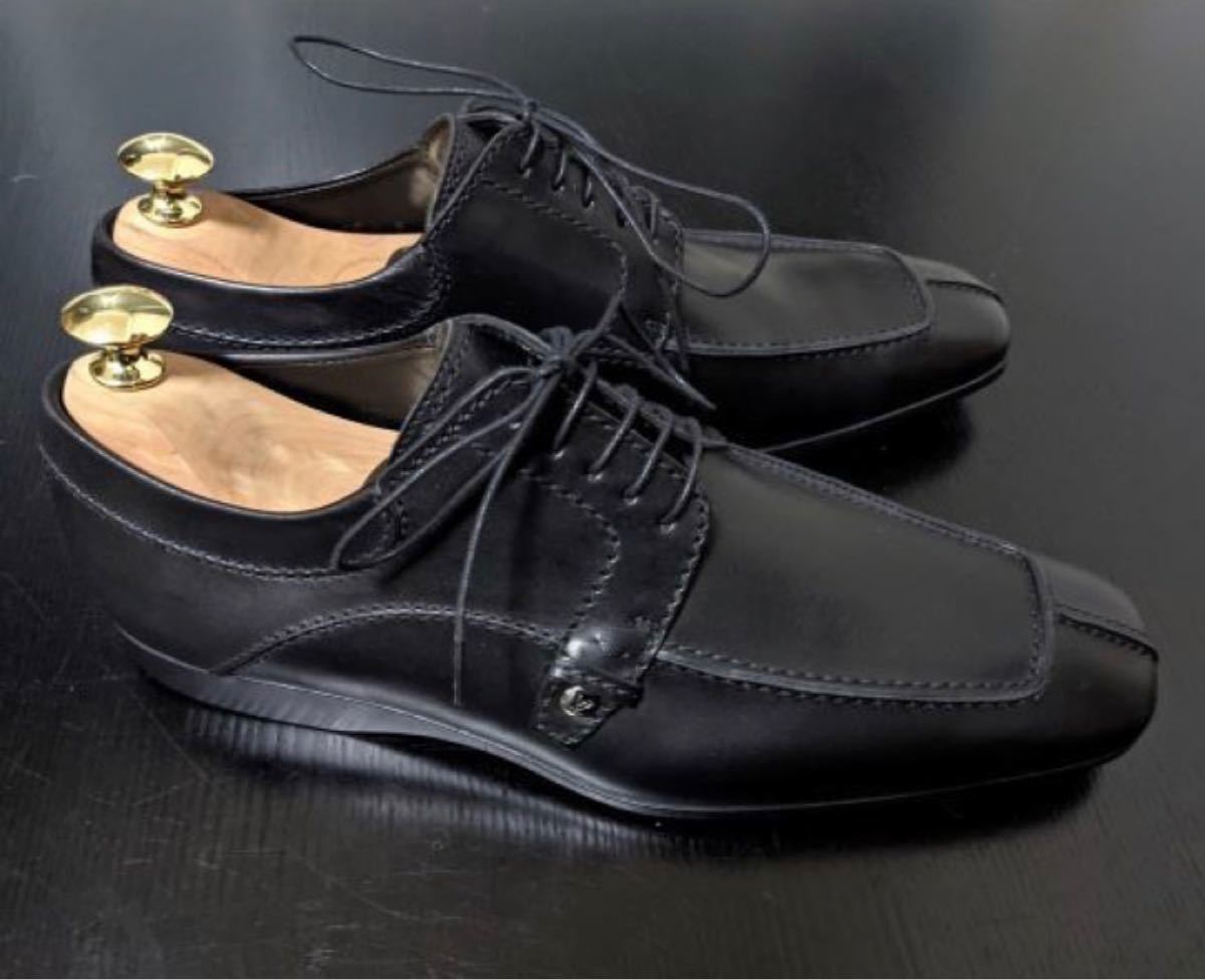未使用品 LOUIS VUITTON黒 ソフトドレスシューズ 箱付値下げ無し