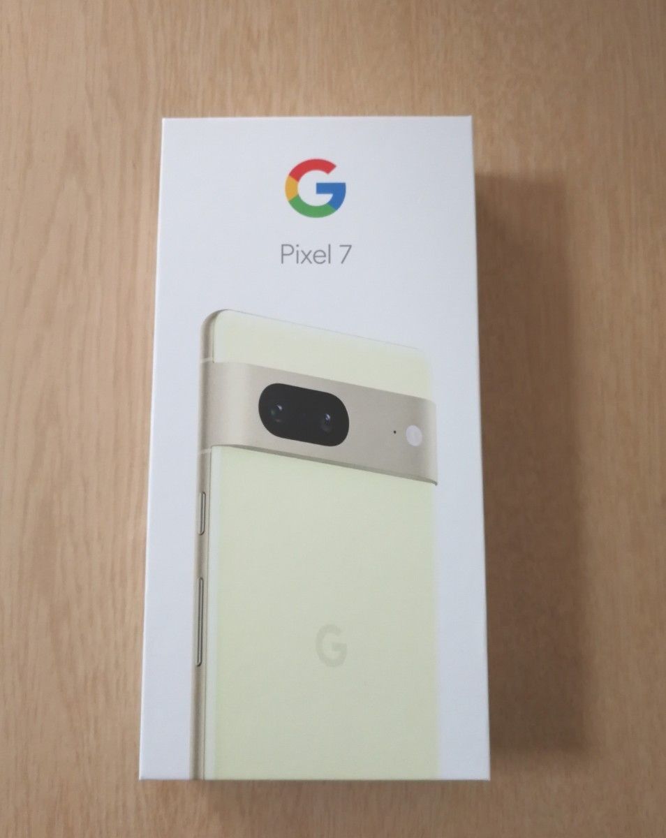 新品同様 Google Pixel7 128GB SIMフリー Lemongrassレモングラス
