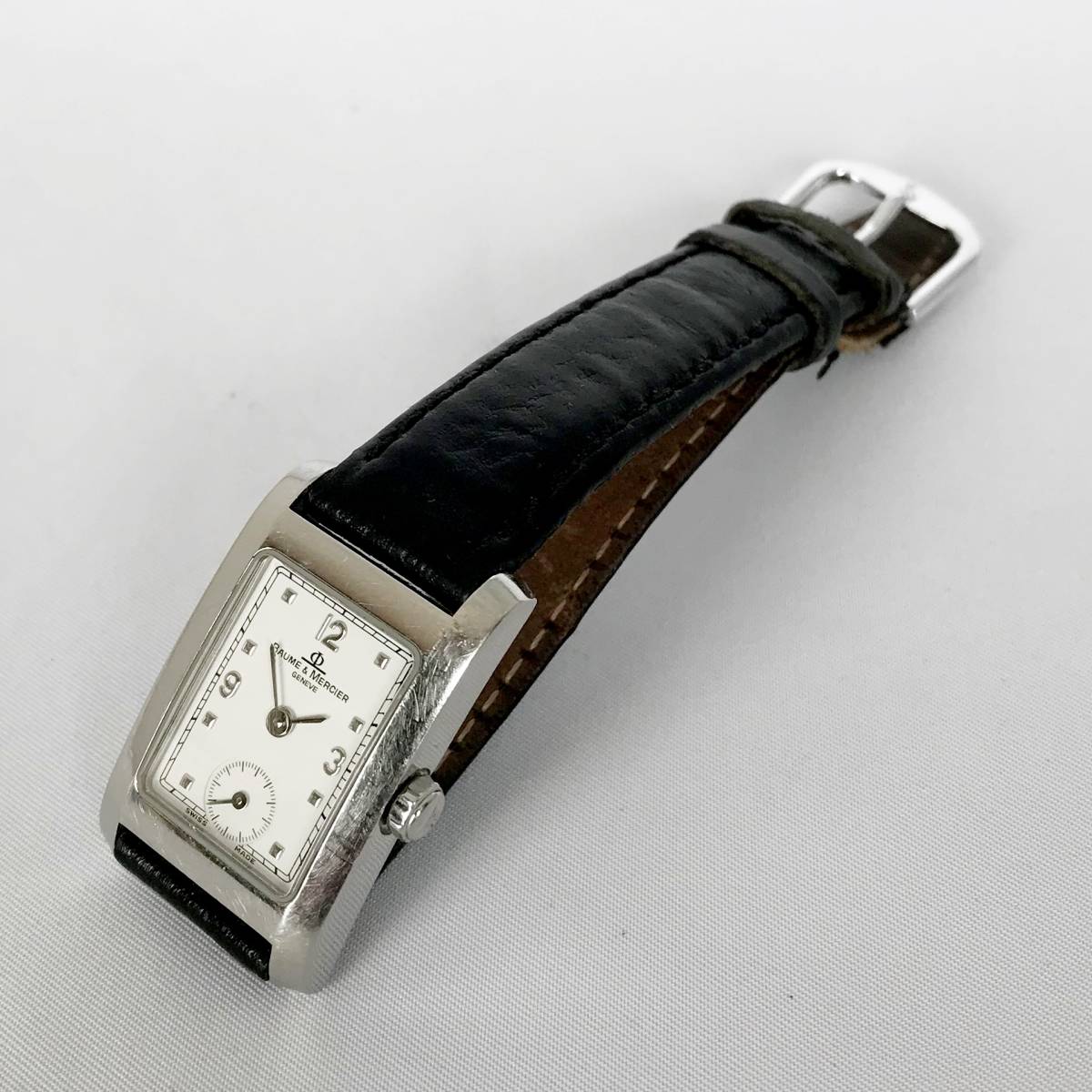 [ elegant ] Switzerland brand Baum &merusheBaume & Mercier antique for lady wristwatch k War tsu type MV045139