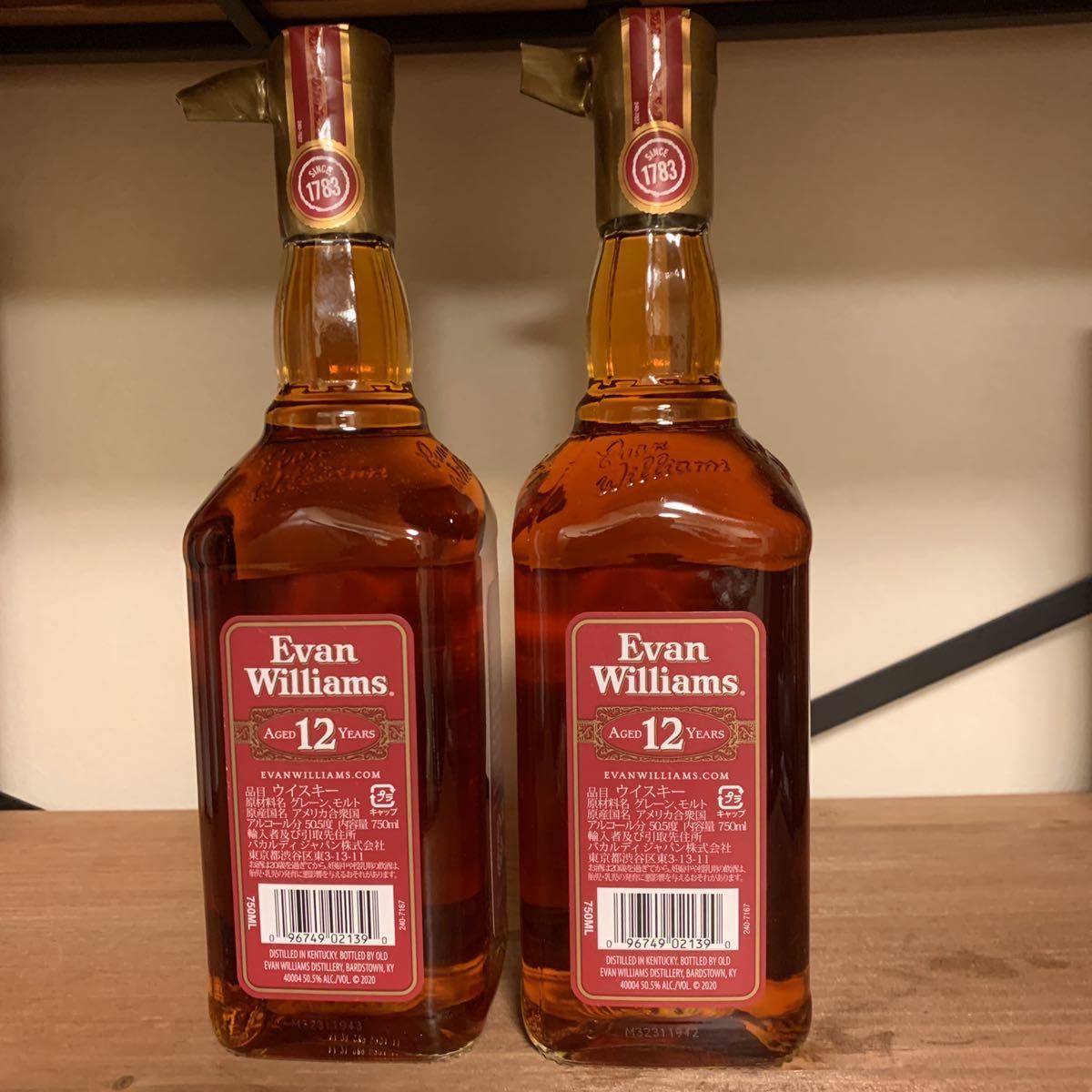 激安直営店エヴァン ウィリアムス ブラックラベル 750ml アメリカン・ウイスキー