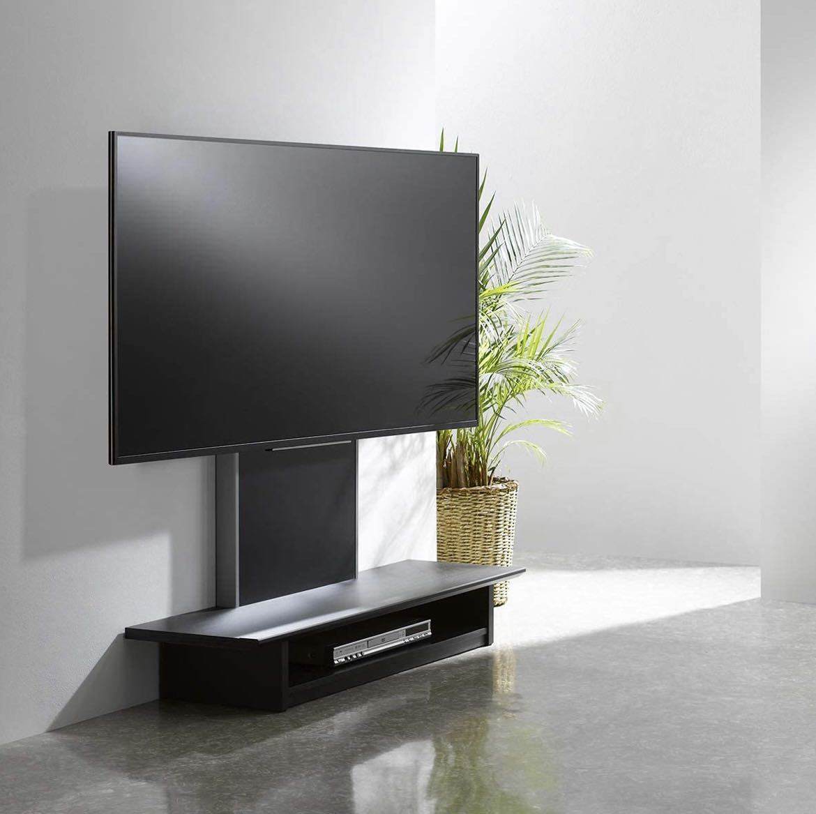 未開封】朝日木材加工(Asahiwood) 壁寄せ テレビ台 WG style 40~65型