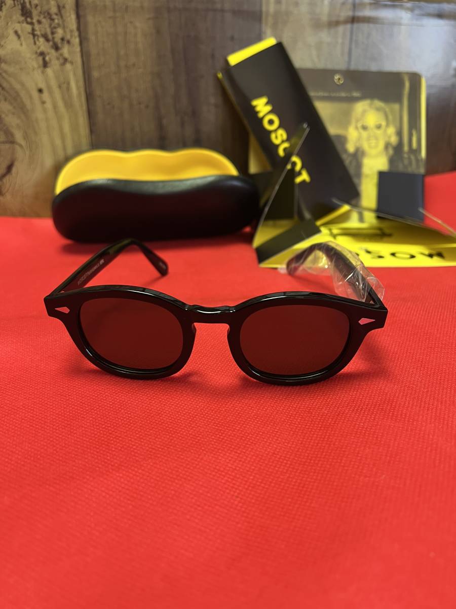 MOSCOT LEMTOSH レムトッシュ モスコット ブラック 46 サングラス 黒