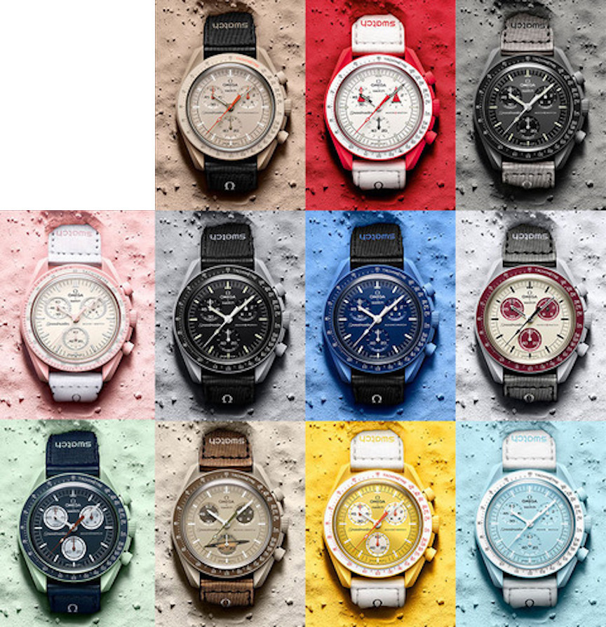 新品未使用】 正規品 Swatch Omega Bioceramic Moonswatch Mission to