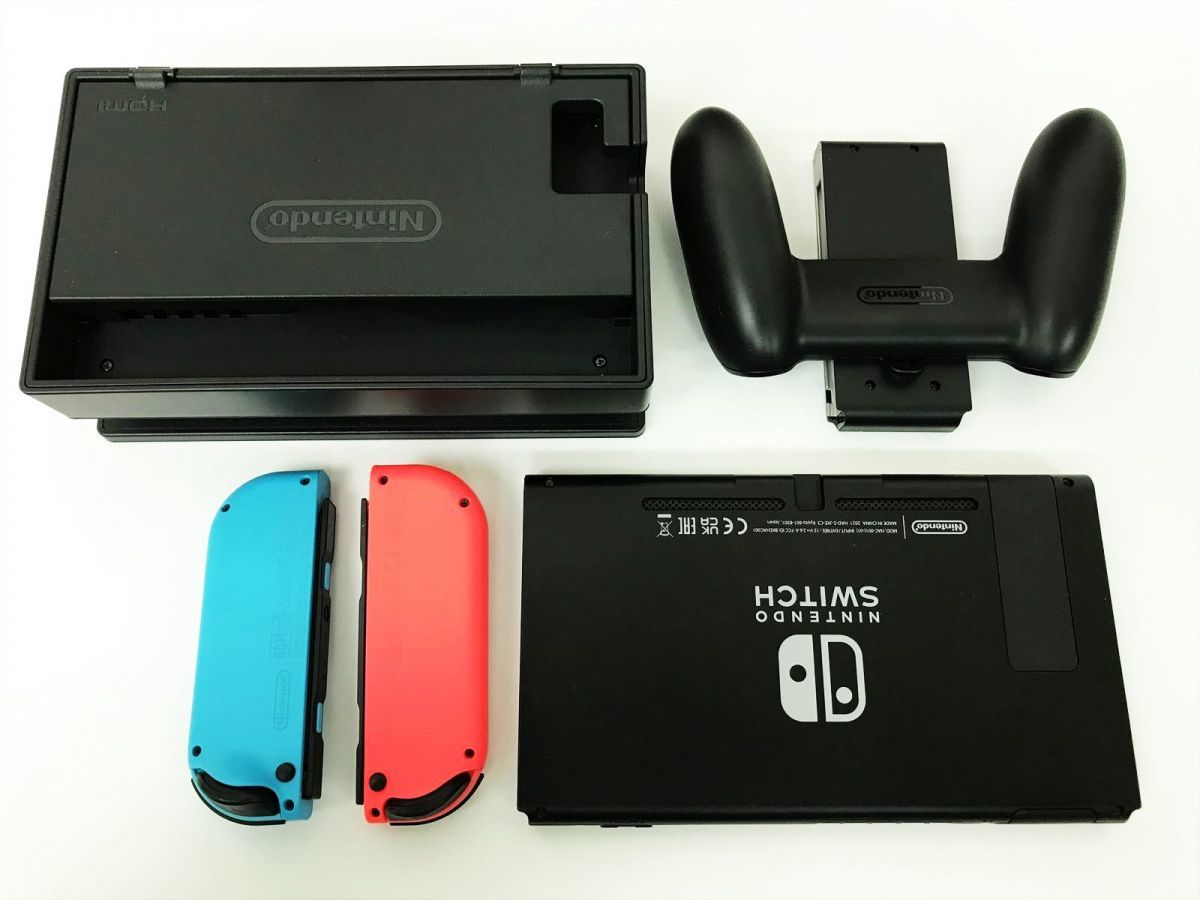 1円】任天堂 新モデル Nintendo Switch 本体 セット ネオンブルー