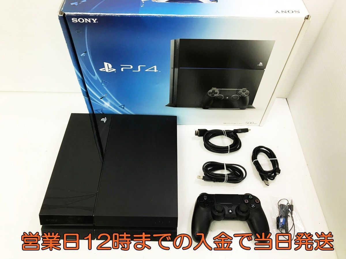 PlayStation4 ジェットブラック 500GB CUH-1100A B01 初期化・動作確認