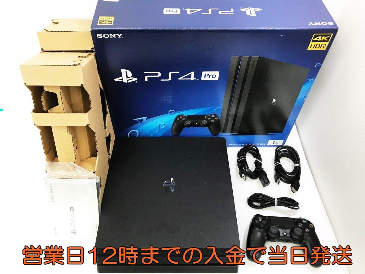 【1円】PS4 本体 PlayStation 4 Pro ジェット・ブラック 1TB( CUH-7100BB01) 初期化・動作確認済み  1A6000-540yy/G4