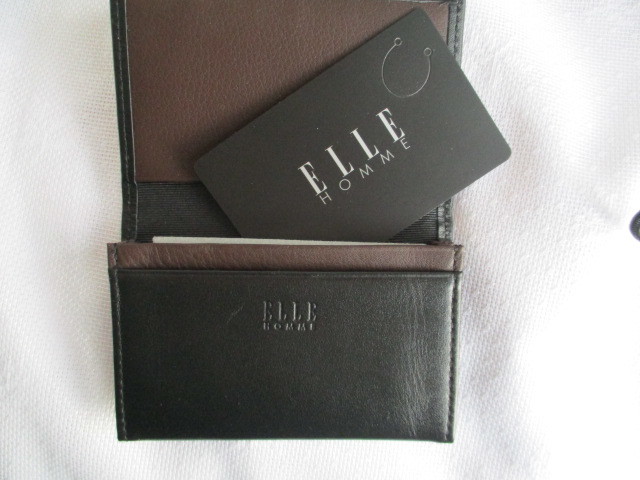 お気にいる エルオム ELLE HOMME 名刺入れ XP34655 XP34648 Sheepskin