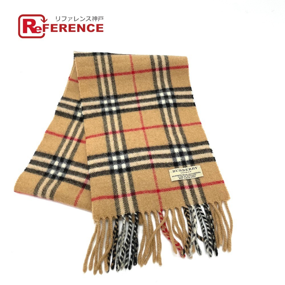 BURBERRY バーバリー カシミヤ マフラー チェック