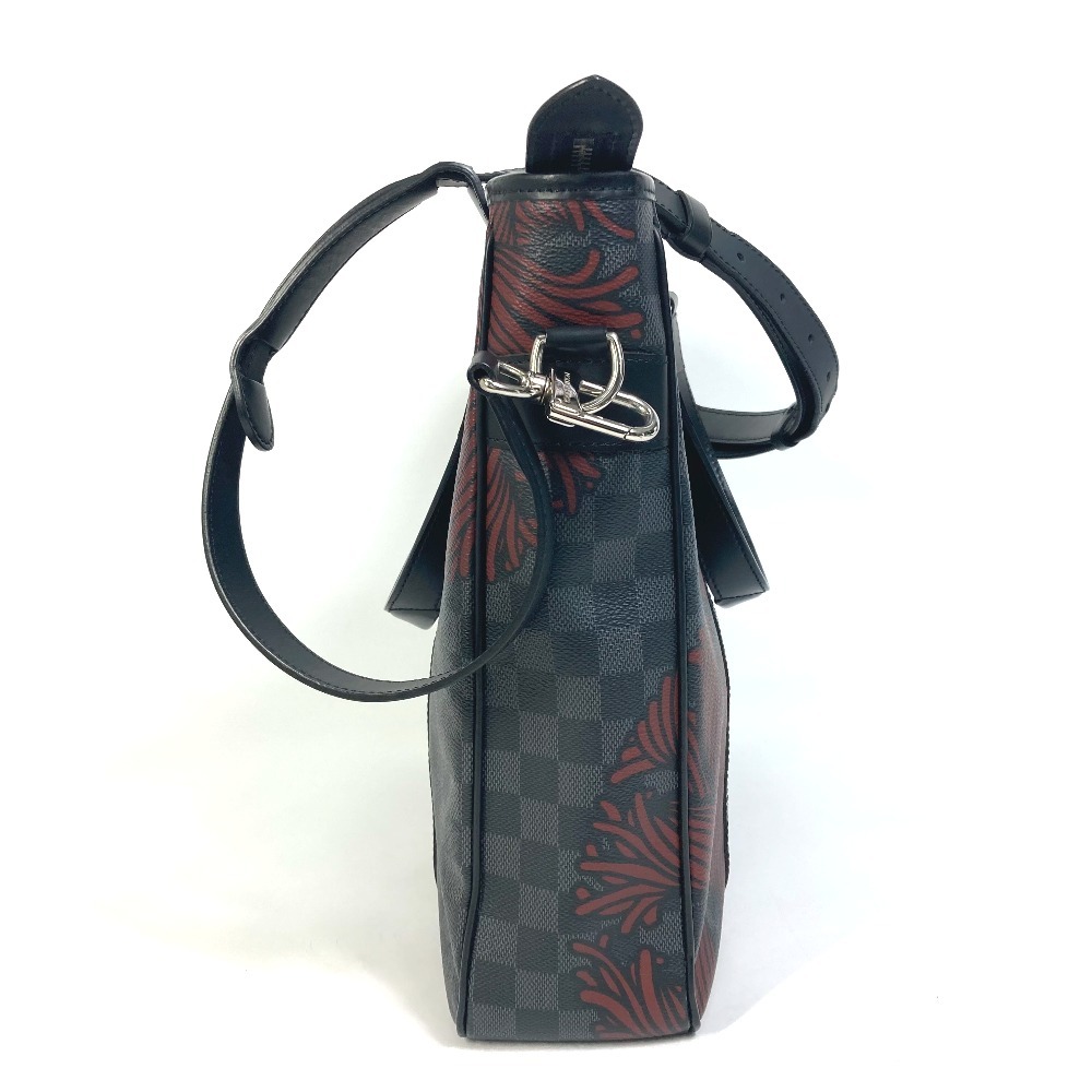 LOUIS VUITTON ルイヴィトン N41717 ダミエグラフィット クリストファー・ネメス タダオPM 2WAY ショルダーバッグ トートバッグ【中古】_画像3