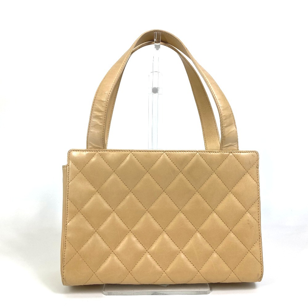 華麗 CHANEL シャネル レディース【中古】 ベージュ カーフスキン