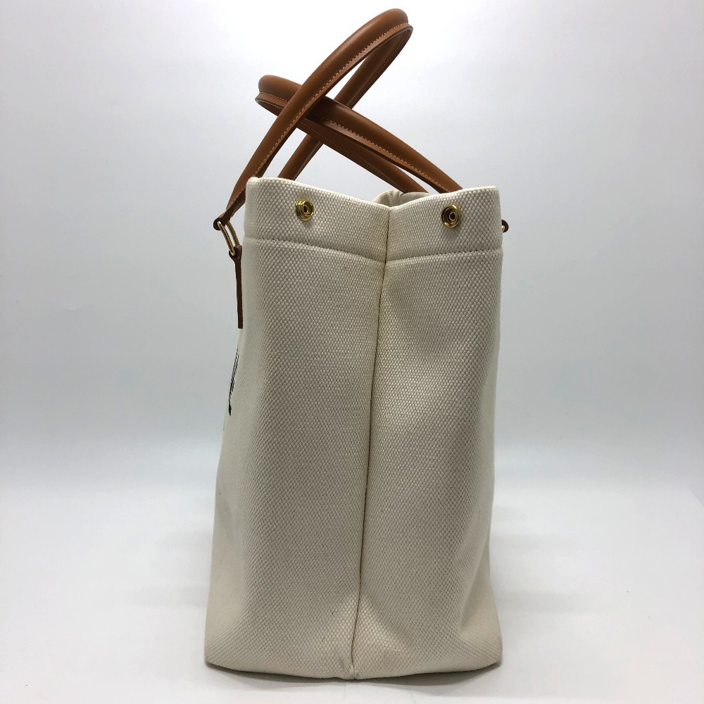 CELINE セリーヌ ロゴ ホリゾンタル カバ トートバッグ キャンバス