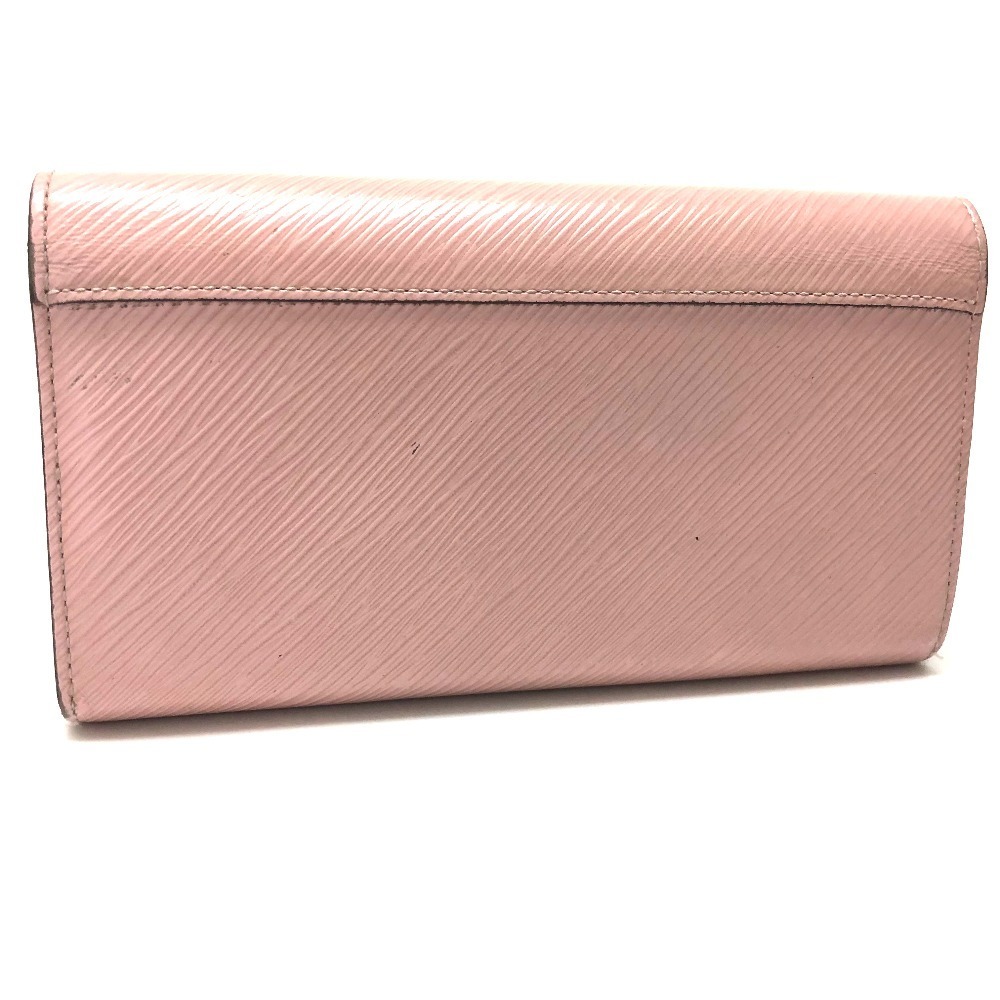 LOUIS VUITTON ルイヴィトン M61178 エピ ポルトフォイユ?ツイスト 2つ折り 長(zhǎng)財(cái)布 エピレザー ローズ?バレリーヌ ピンク【中古】