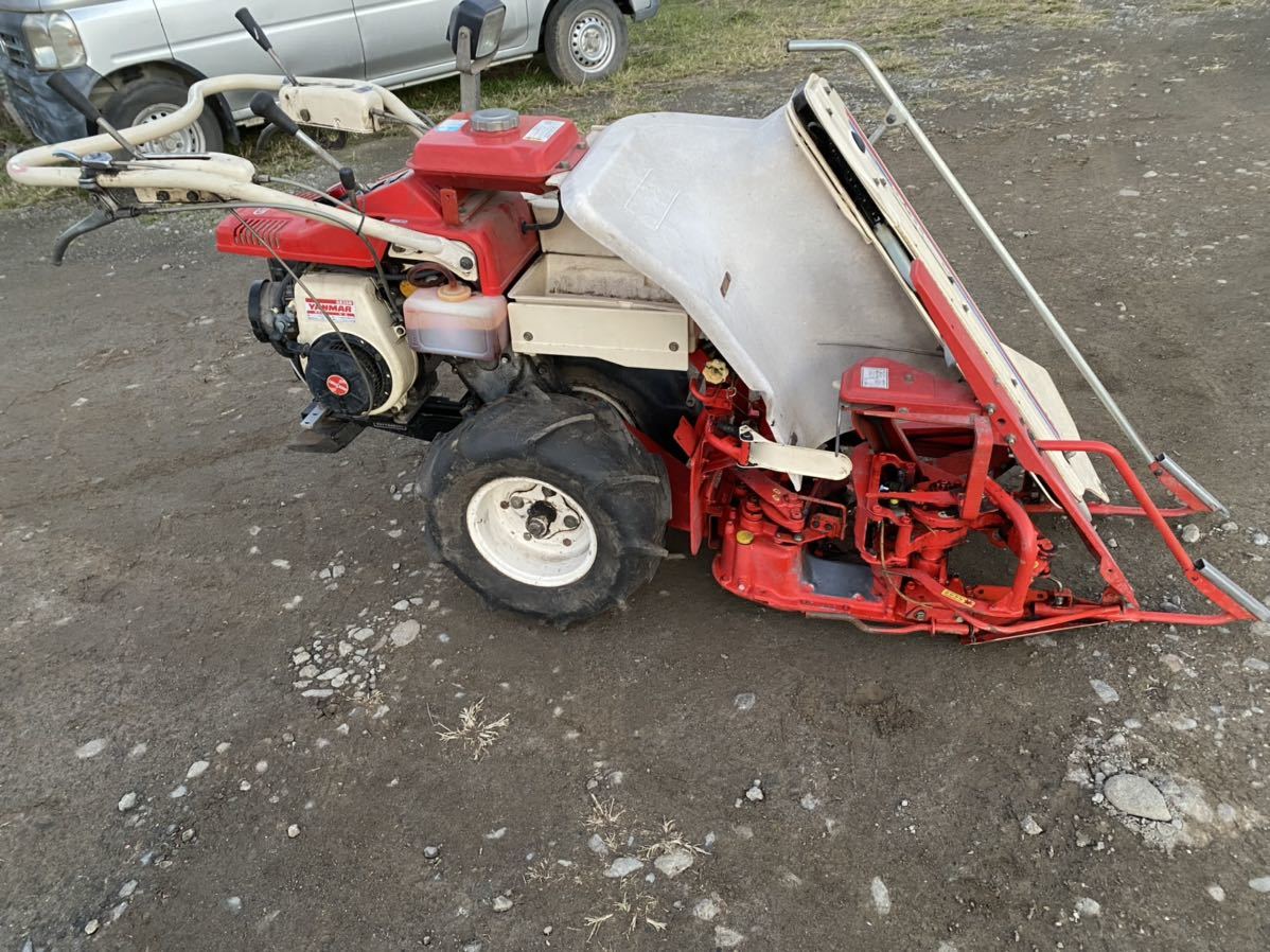 YANMAR 歩行型バインダー1条二輪タイヤ刈取機結束型YB350、埼玉県 www