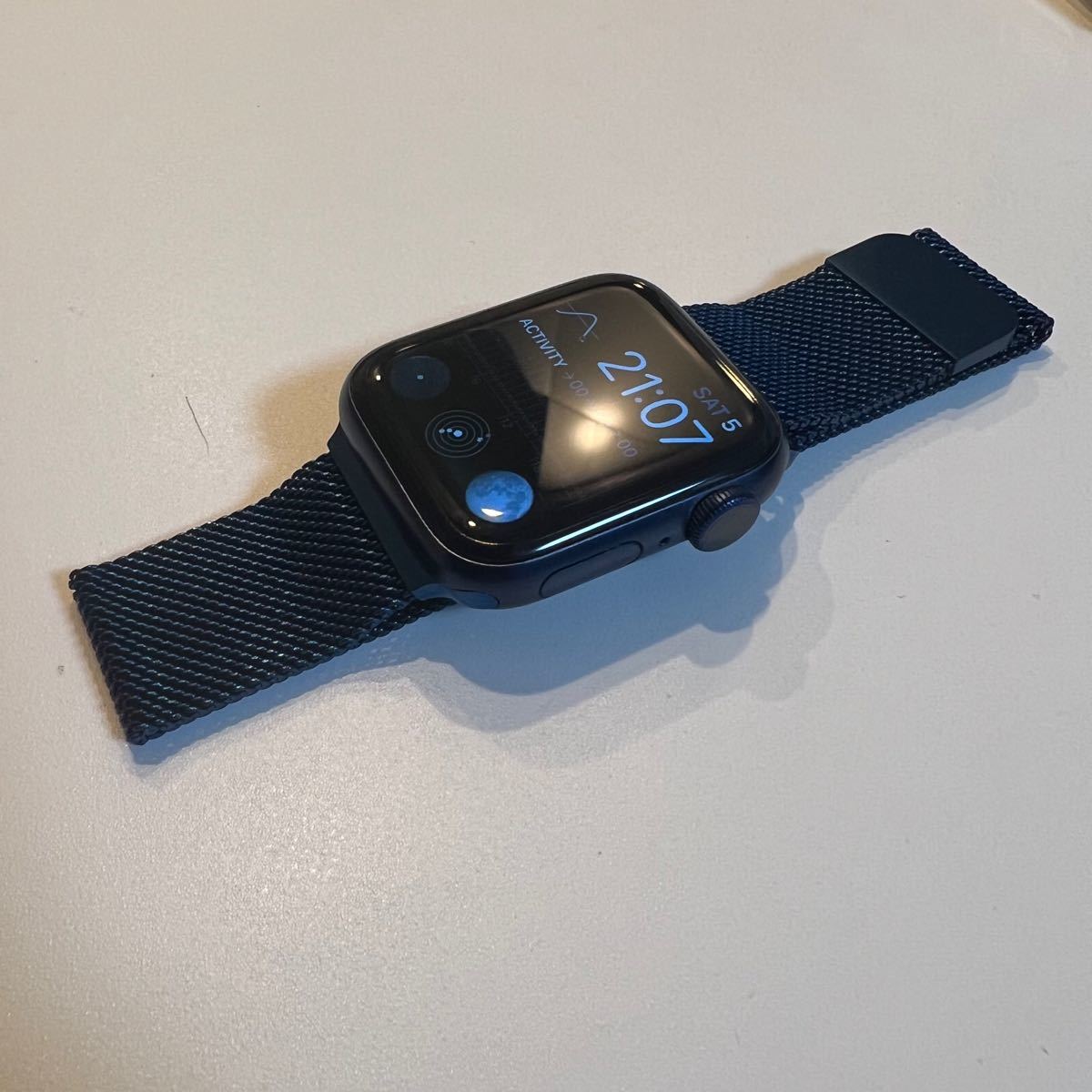 Apple Watch 6 40mm ブルーアルミ ブルーミラネーゼ付 美品