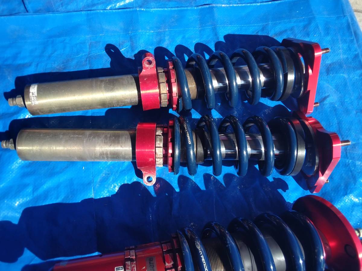  Porsche 996GT3APR shock absorber suspension used high pako springs attaching 