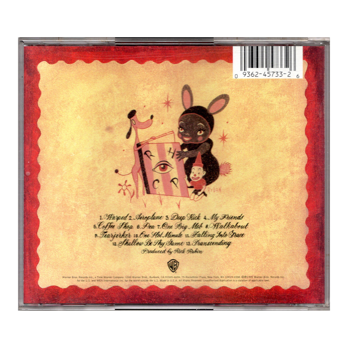 《ケースとジャケットのみ！CD無し！》 Red Hot Chili Peppers / One Hot Minute ワン・ホット・ミニット [9 45733-2]の画像2