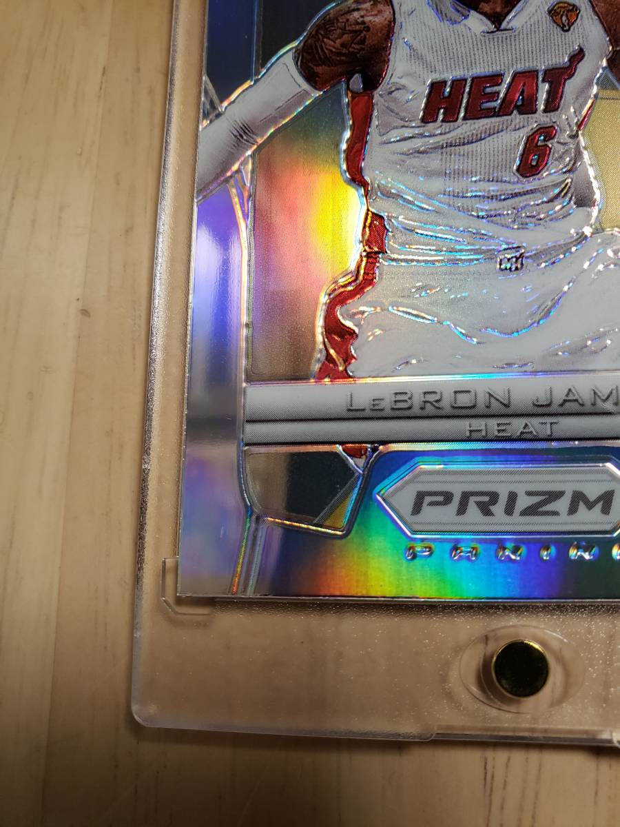 SSP 2012 -13 Panini Prizm Silver Finalists LEBRON JAMES / レブロン ジェームズ Refractor Holo _画像3