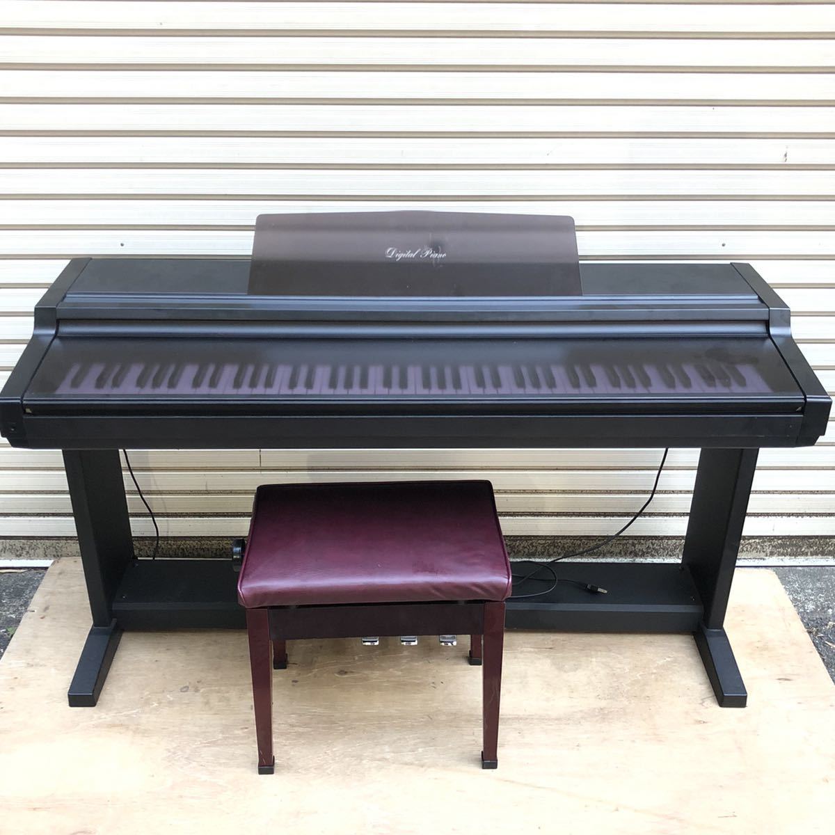 スーパーセール期間限定 KAWAI KDP75W 電子ピアノ 88鍵盤 ブラック遮音カーペット 小 セット