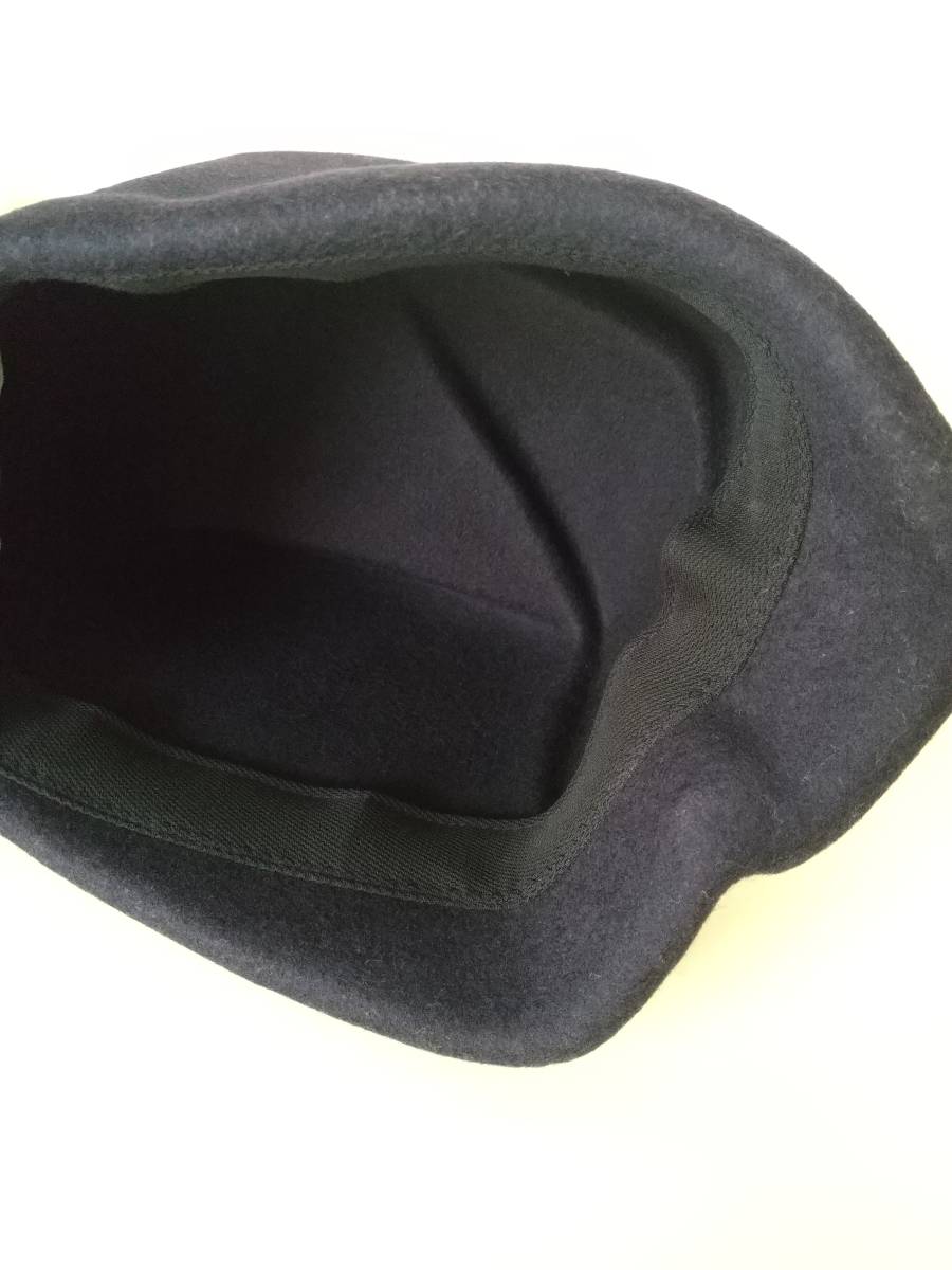 k174 [ новый товар 17,000 иен ]58cm для мужчин и женщин сделано в Японии kami черновой kaKAMILAVKA деформация шляпа цельный . берет шляпа шерсть шляпа лиловый 